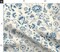 Trailing Floral Retro Beige Watercolor Garden Traditional Flowers Classic Grandmillennial Custom Printed Fabric by Spoonflower Various Fabrics by the Yard or Fat Quarter